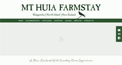 Desktop Screenshot of mthuia.co.nz