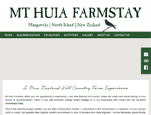 Tablet Screenshot of mthuia.co.nz